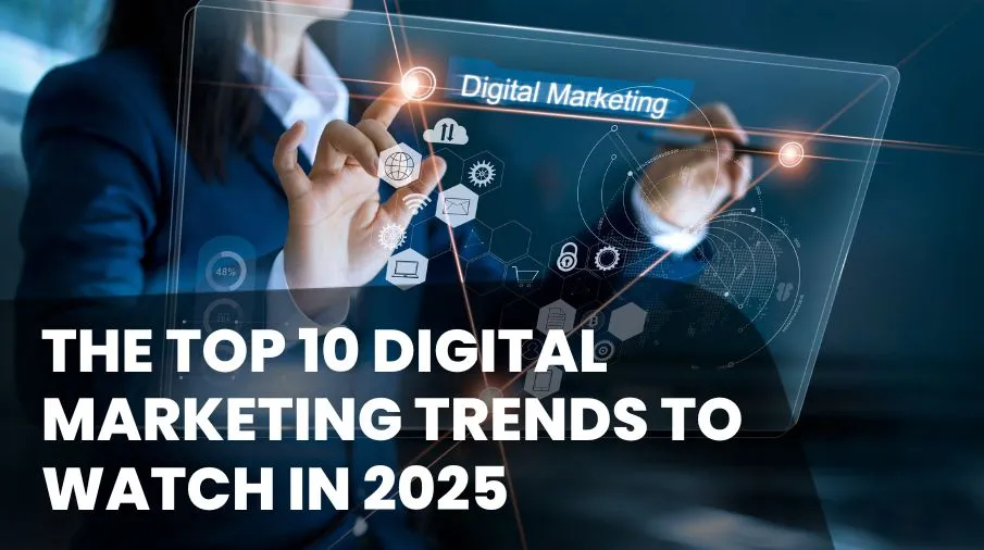Top 10 Digital Marketing Trends 2025 Header